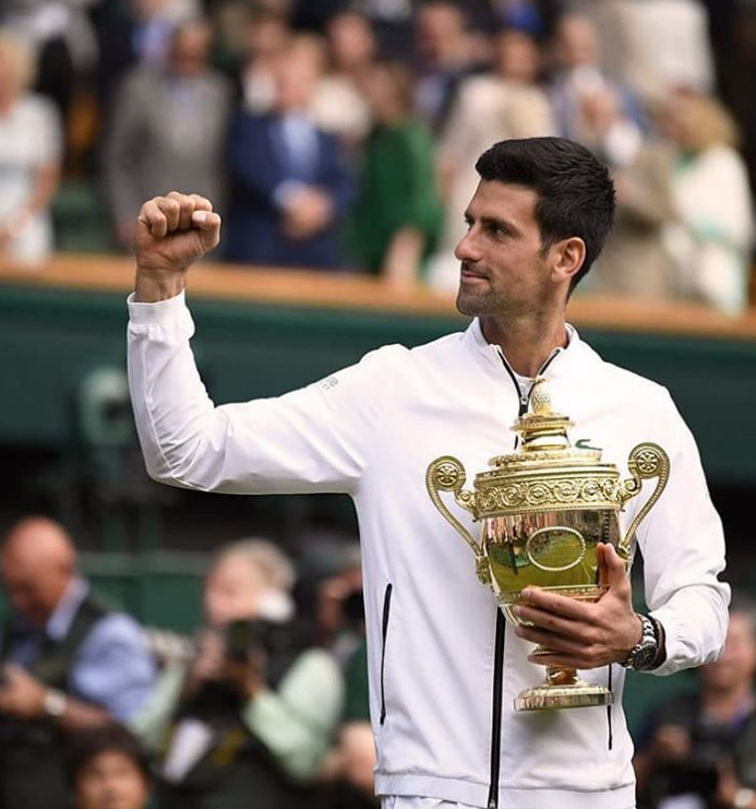 Novak Djokovic Wimbledon champion 
