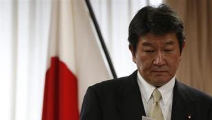 Japan’s Economy Minister Toshimitsu Motegi Japan’s Economy Minister Toshimitsu Motegi