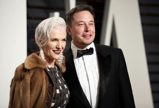 Elon Musk and his mother Maye Musk. Elon Musk and his mother Maye Musk.