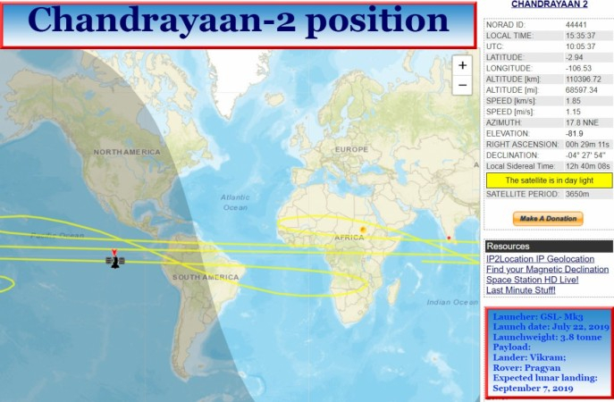 Indian Space Research Organisation (ISRO) engineers set Chandrayaan-2 on a course that will take it beyond the Earth's gravitational field early on Wednesday, putting it on a translunar trajectory. The spacecraft is expected to arrive on the Moon's orbit 