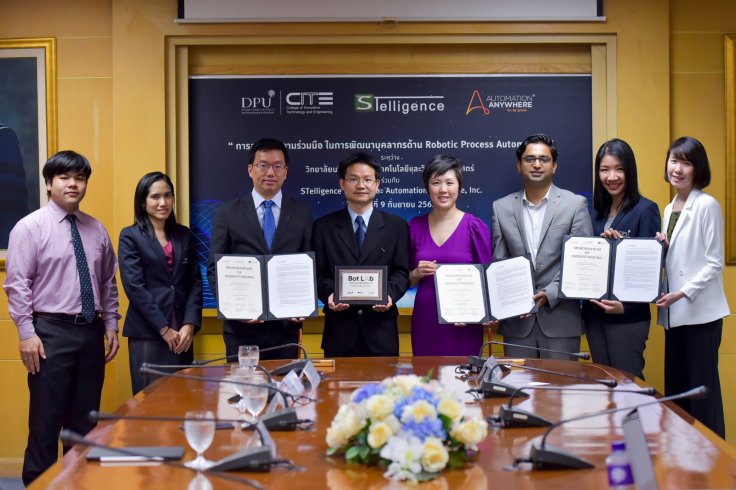 Automation Anywhere DPU STelligence MoU Signing. Automation Anywhere DPU STelligence MoU Signing.