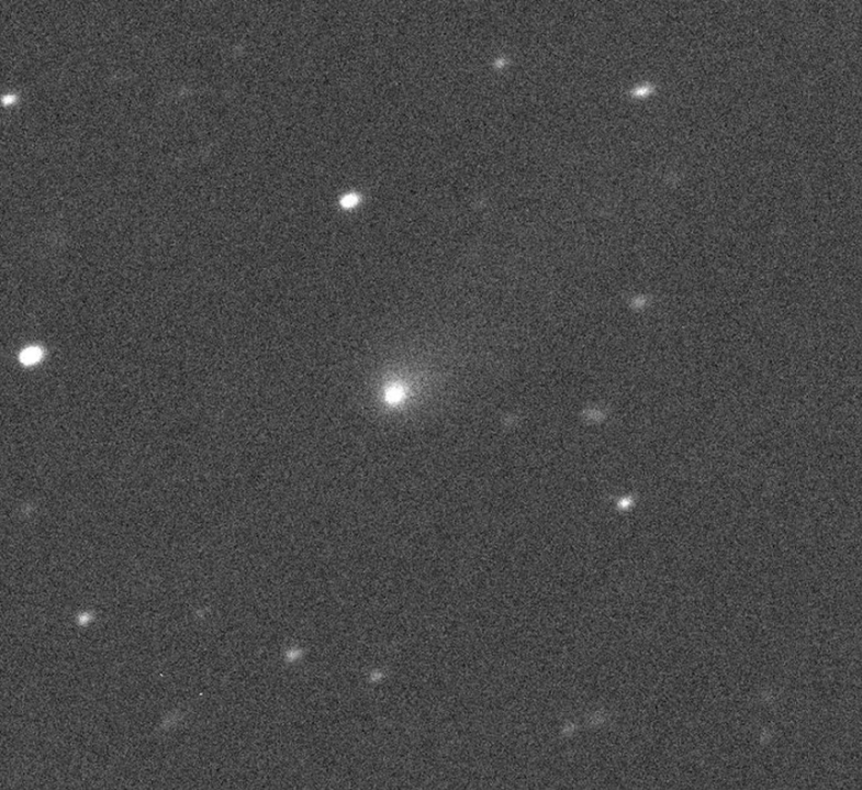 Comet C/2019 Q4 as imaged by the Canada-France-Hawaii Telescope on Hawaii's Big Island on Sept. 10, 2019. Credit: Canada-France-Hawaii Telescope