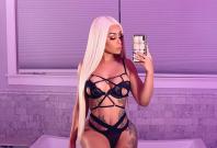 Blac Chyna hot and sexy black lingerie Blac Chyna hot and sexy black lingerie
