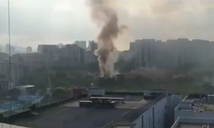 Coffee shop caught fire Coffee shop caught fire