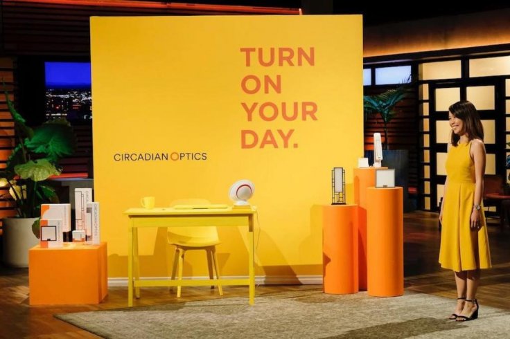 Circadian Optics founder Amber Leong in SharkTank Circadian Optics founder Amber Leong in SharkTank