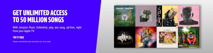 Amazon Music Unlimited on Apple TV