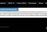 NASA TV outage