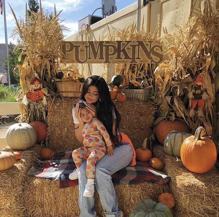 Kylie Jenner with daughter Stormi