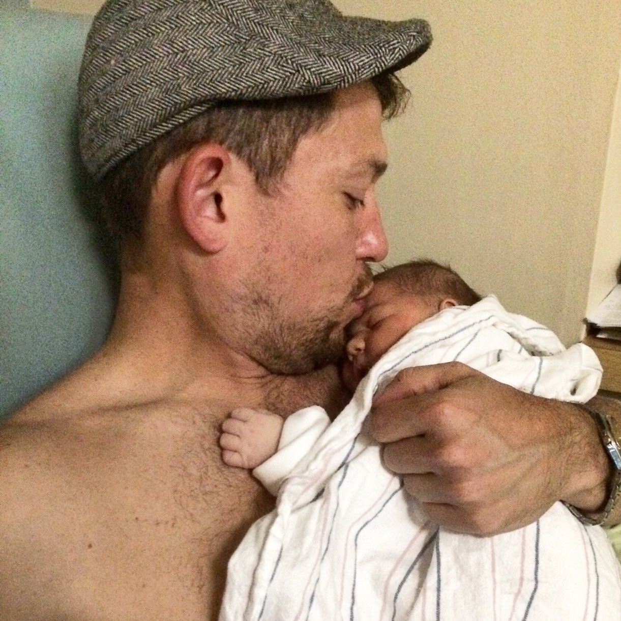 Miguel Cervantes and his daughter