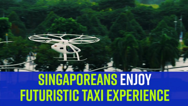 Volocopter air taxi in Singapore 