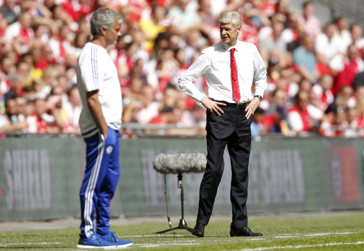 Jose Moruinho and Arsene Wenger