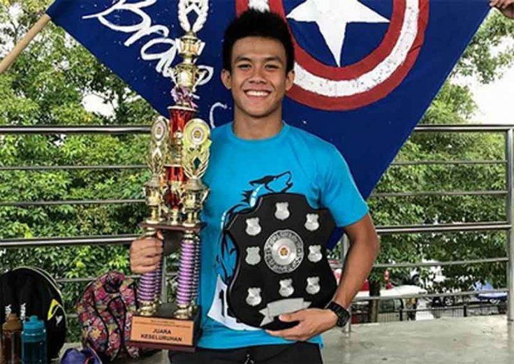 Sarawak swimmer Ayrton Lim Sarawak swimmer Ayrton Lim