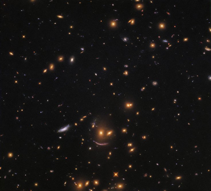 Hubble Finds Smiling Face in a Hunt for Newborn Stars