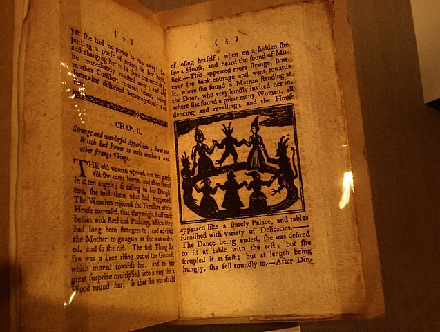 History of the Lancashire Witches is in the John Rylands Library in Manchester History of the Lancashire Witches is in the John Rylands Library in Manchester