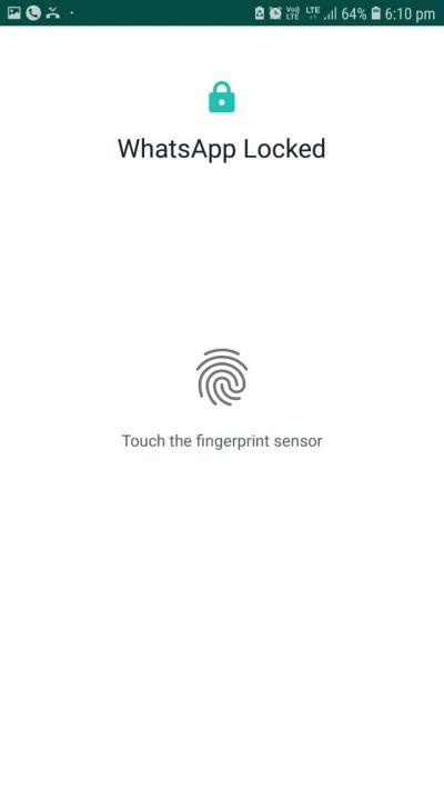 Whatsapp Finger Print