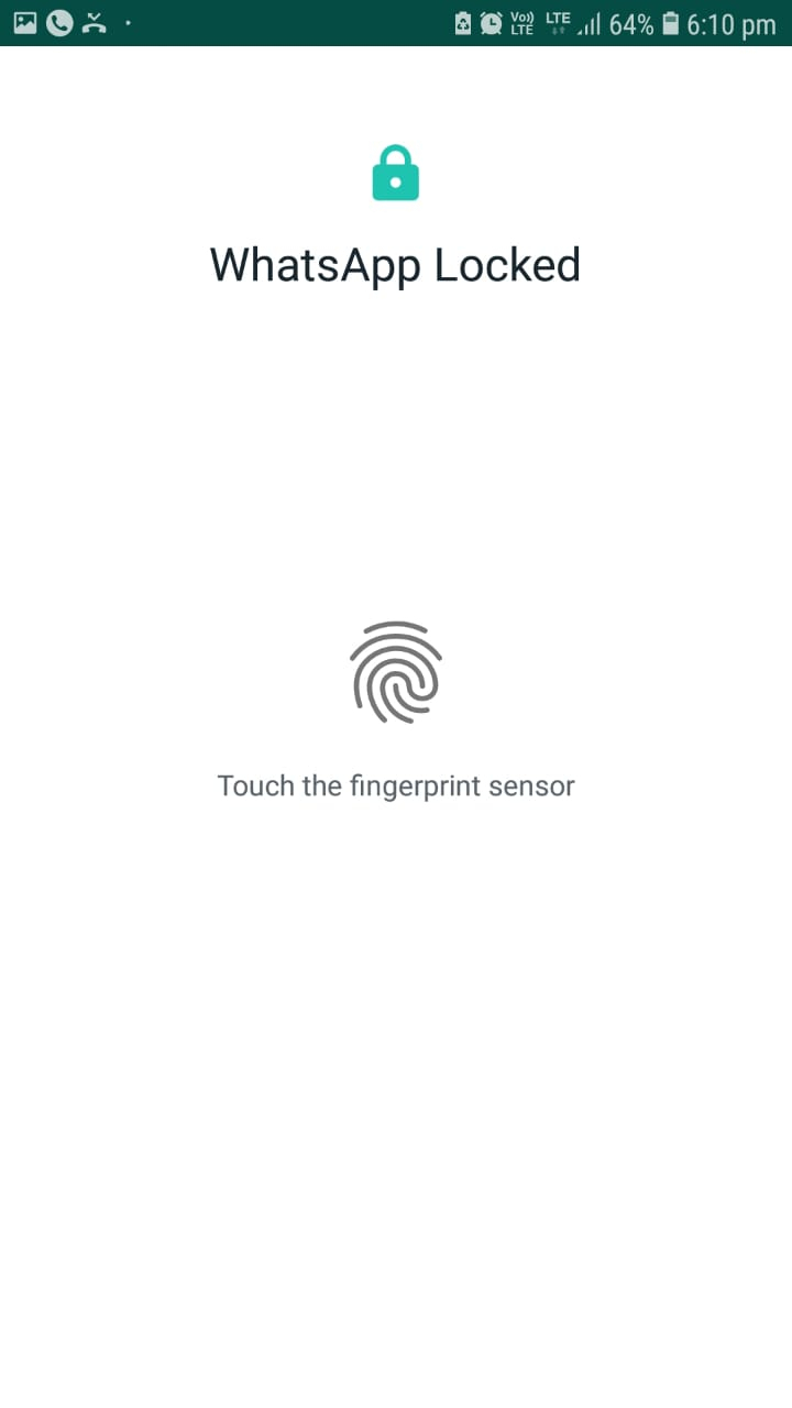 Whatsapp Finger Print