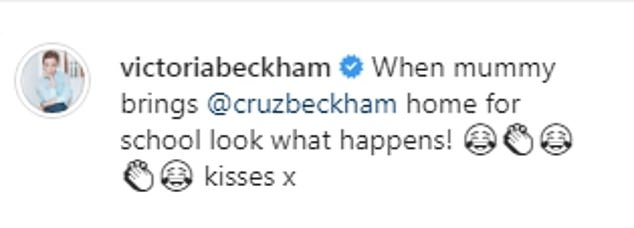 Victoria Beckham Instagram Comment