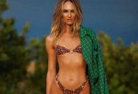 Candice Swanepoel Leopard Bikini