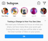 Instagram removes Likes.