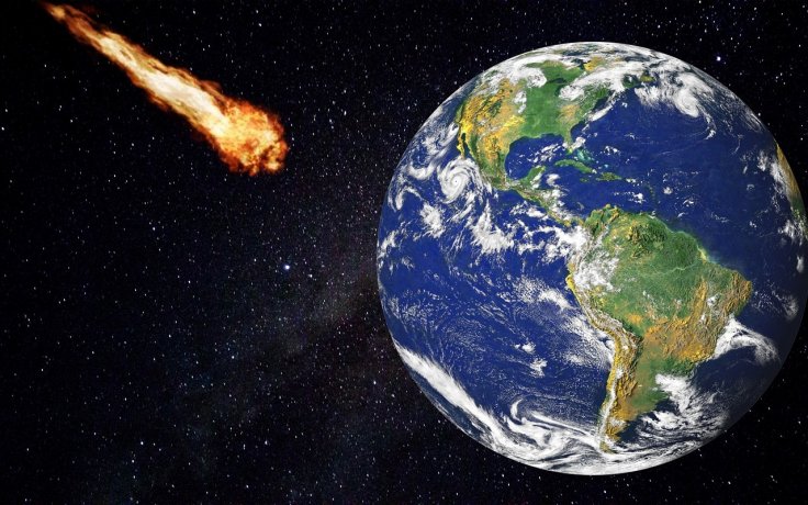 Asteroid approaching the earth