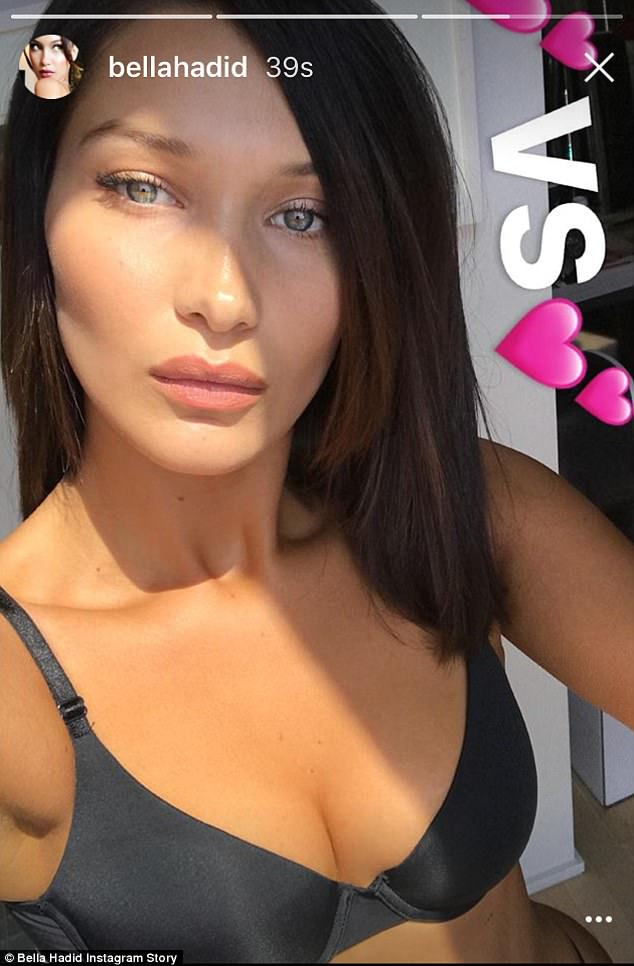 The Exciting Reason Bella Hadid Is Posing In A Bra On Instagram