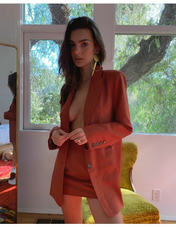 Emily Ratajkowski In Inamorata Suit