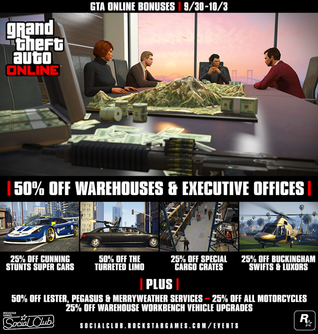 GTA Online Bonuses
