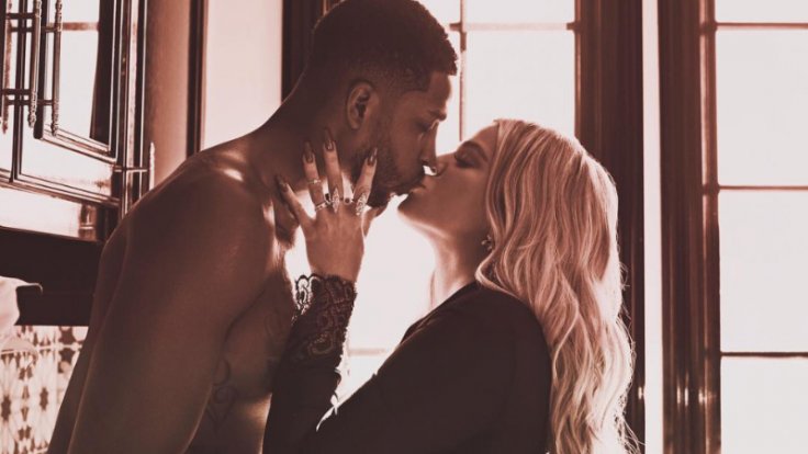 Khloe Kardashian and Tristan Thompsan