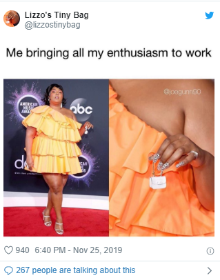 Lizzo Tiny bags memes