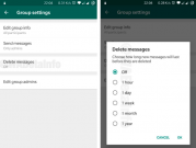 WhatsApp Delete Messages feature