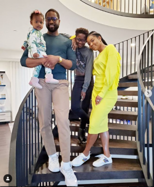 Gabrielle Union with her family 