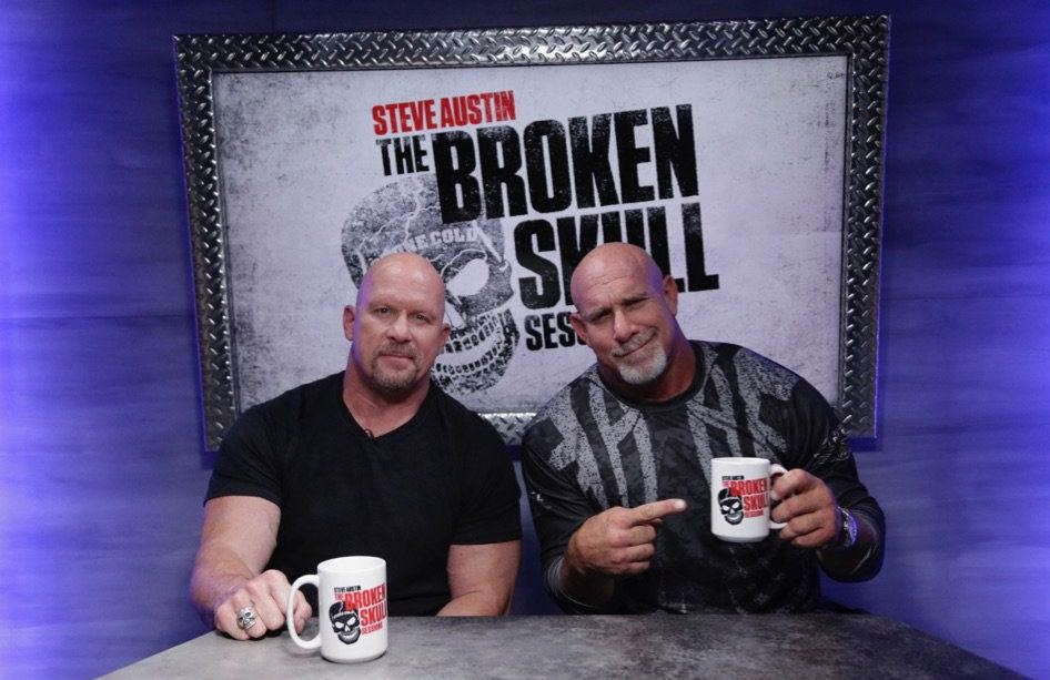 Steve Austin with Goldberg