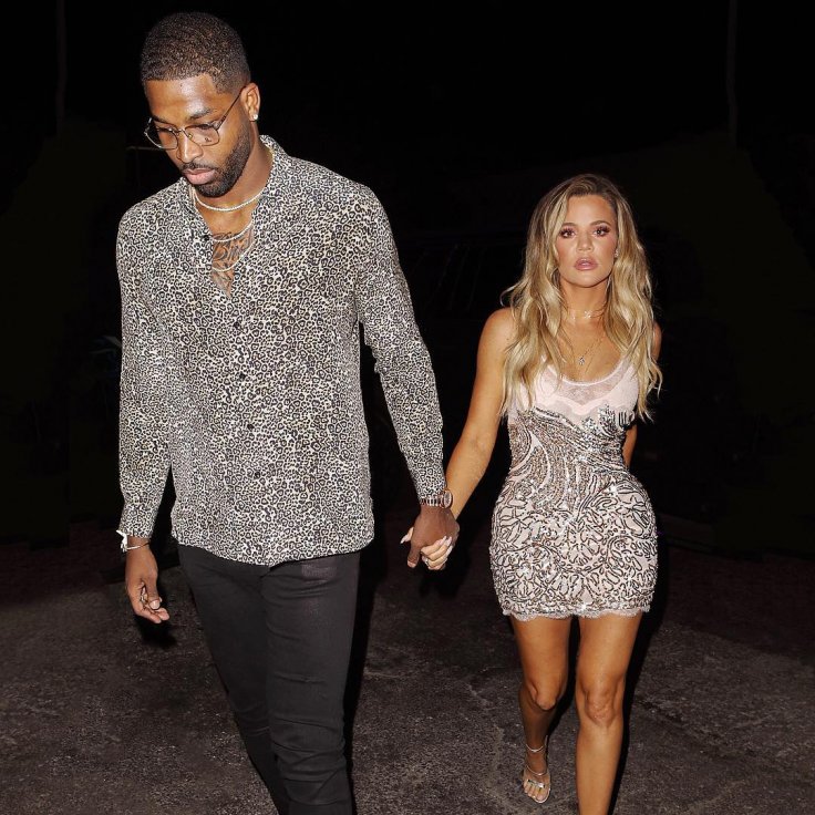 Khloe Kardashian and Tristan Thompsan