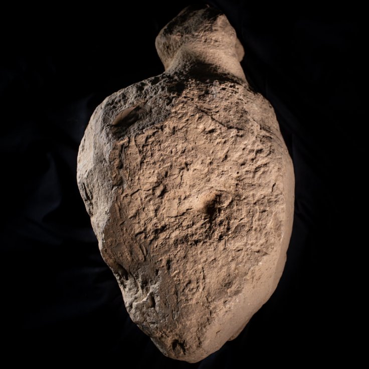 One of the figurines unearthed at Finstown, Orkney after cleaning One of the figurines unearthed at Finstown, Orkney after cleaning