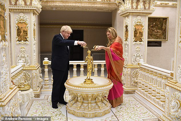 Boris Johnson and Carrie Symonds