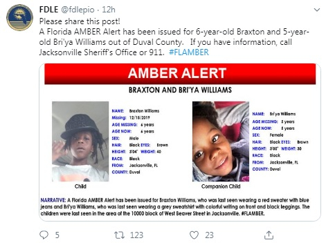 Amber alert