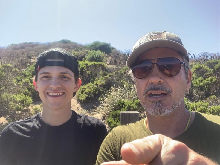 robert downey jr. and tom holland robert downey jr. and tom holland