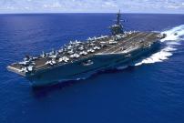 The U.S. Navy aircraft carrier USS Carl Vinson 