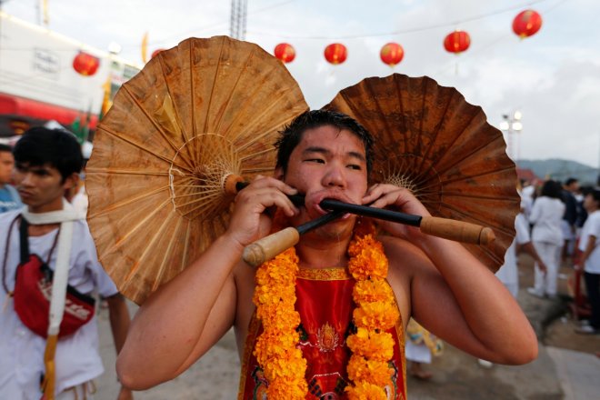 Phuket vegetarian festival in Thailand