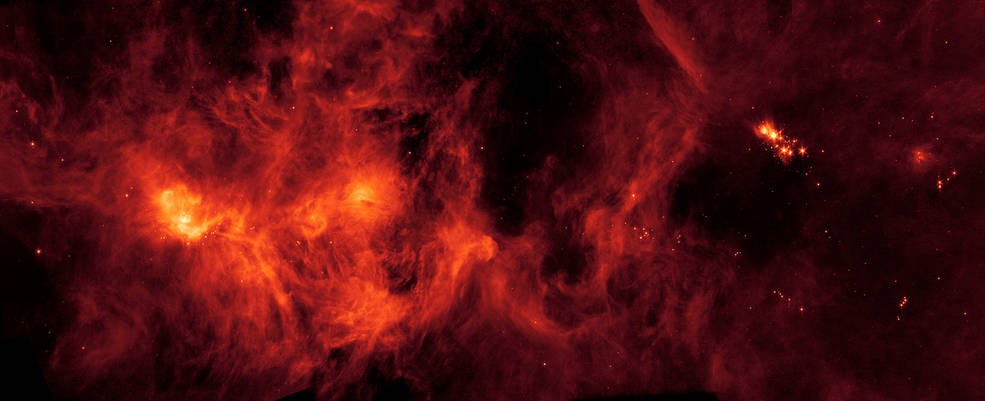 Fire in space: NASA detects fiery cloud spanning over 500 light-years wide