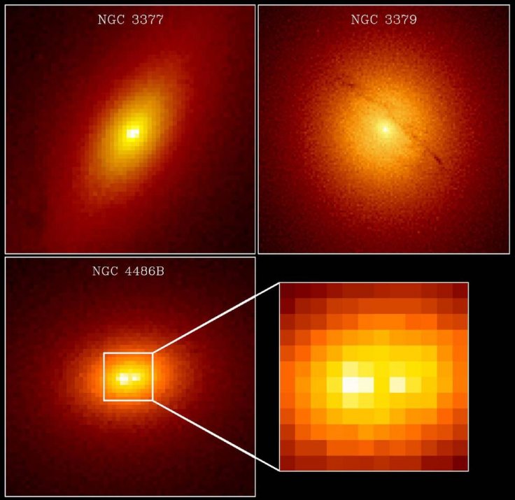 Combining images with data from Hubble’s spectrographs, researchers have peered into the center of many galaxies and established the existence of large black holes. These massive black holes surround themselves with luminous stars and gas, which are visib