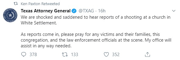 Ken Paxton tweet Ken Paxton tweet