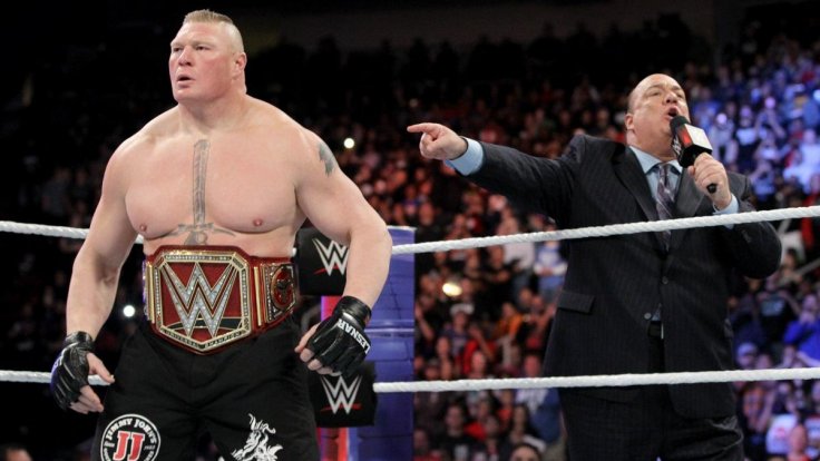 Brock Lesnar with Paul Heyman