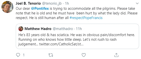 Pope Francis tweet