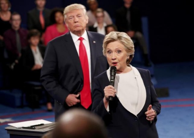 Trump Hillary second debate