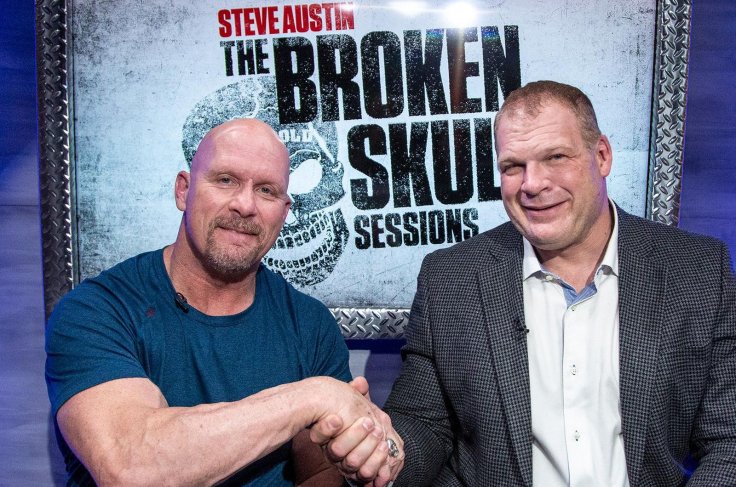 Kane (Glenn Thomas Jacobs) with Steve Austin