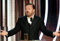 Ricky Gervais at the Golden Globe 2020