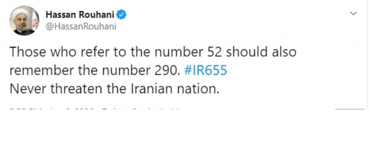 Iran president hassan rouhani tweet