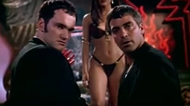 Tarantino and Clooney in 'From Dusk till