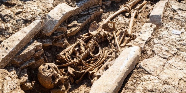 Roman-British burial 